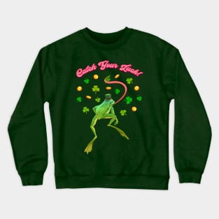 Catch Your Luck Funny St. Patrick's Day Crewneck Sweatshirt